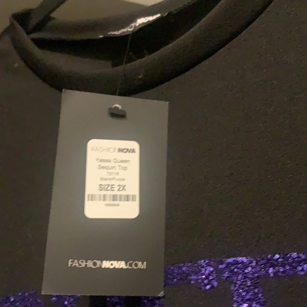 QUEEN SEQUIN TOP - Picture 11 of 12